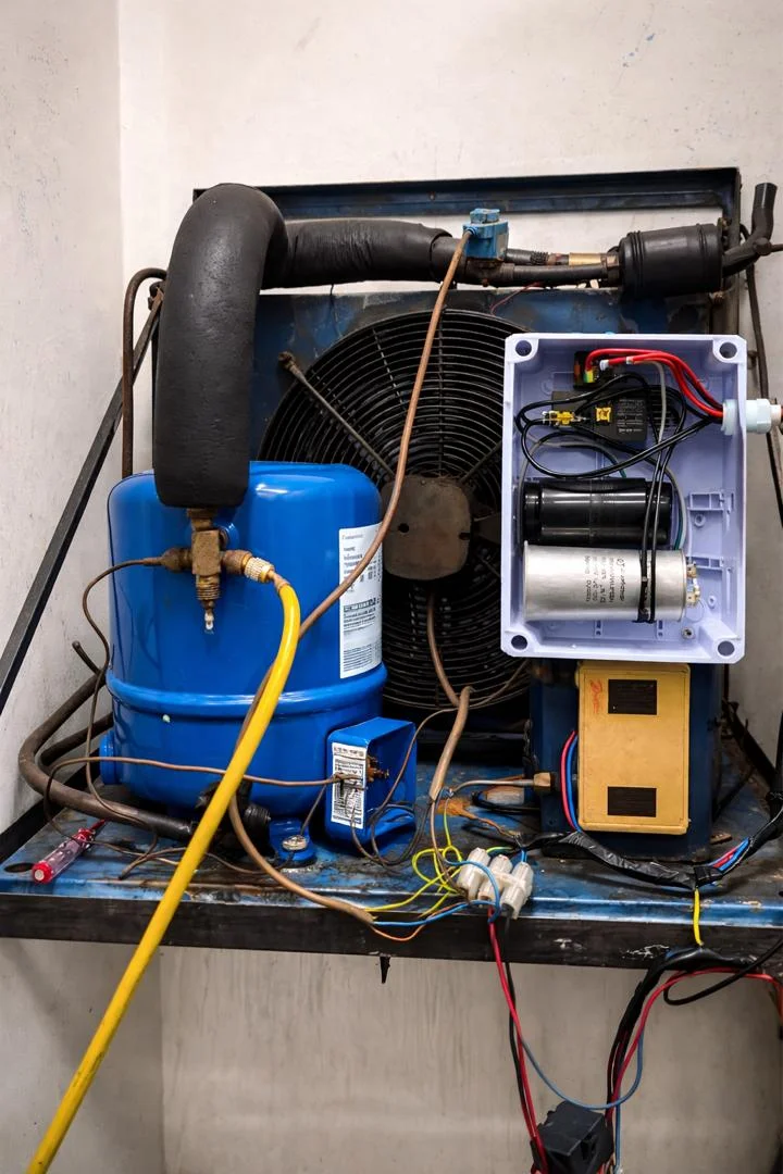 Chiller compressor repair
